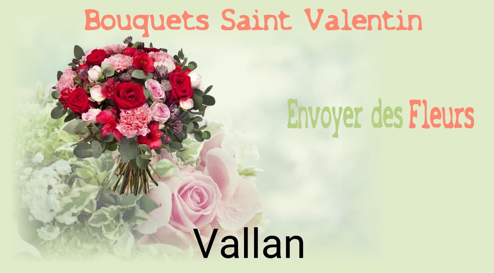 Roses de Saint-Valentin livrées à Vallan